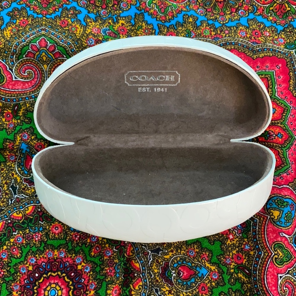 Coach sunglass holder